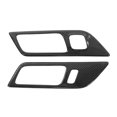 thumbnail image 1 of Couvre-poignée de Porte Intérieure, Cadre de Poignée de Porte en Fibre de Carbone Résistant aux Rayures 2 Pcs Anti-Uv pour Modification de Voiture LHD, 1 of 8