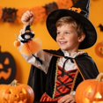 thumbnail image 4 of Decoraciones De Halloween: Adornos Colgantes De Brujas Y Ángeles Y Muñecas Calabaza (Escena), 4 of 5