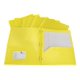 thumbnail image 3 of School Smart Carpeta de poliéster de dos bolsillos, pesada, con cierres, color amarillo, paquete de 25, 3 of 5