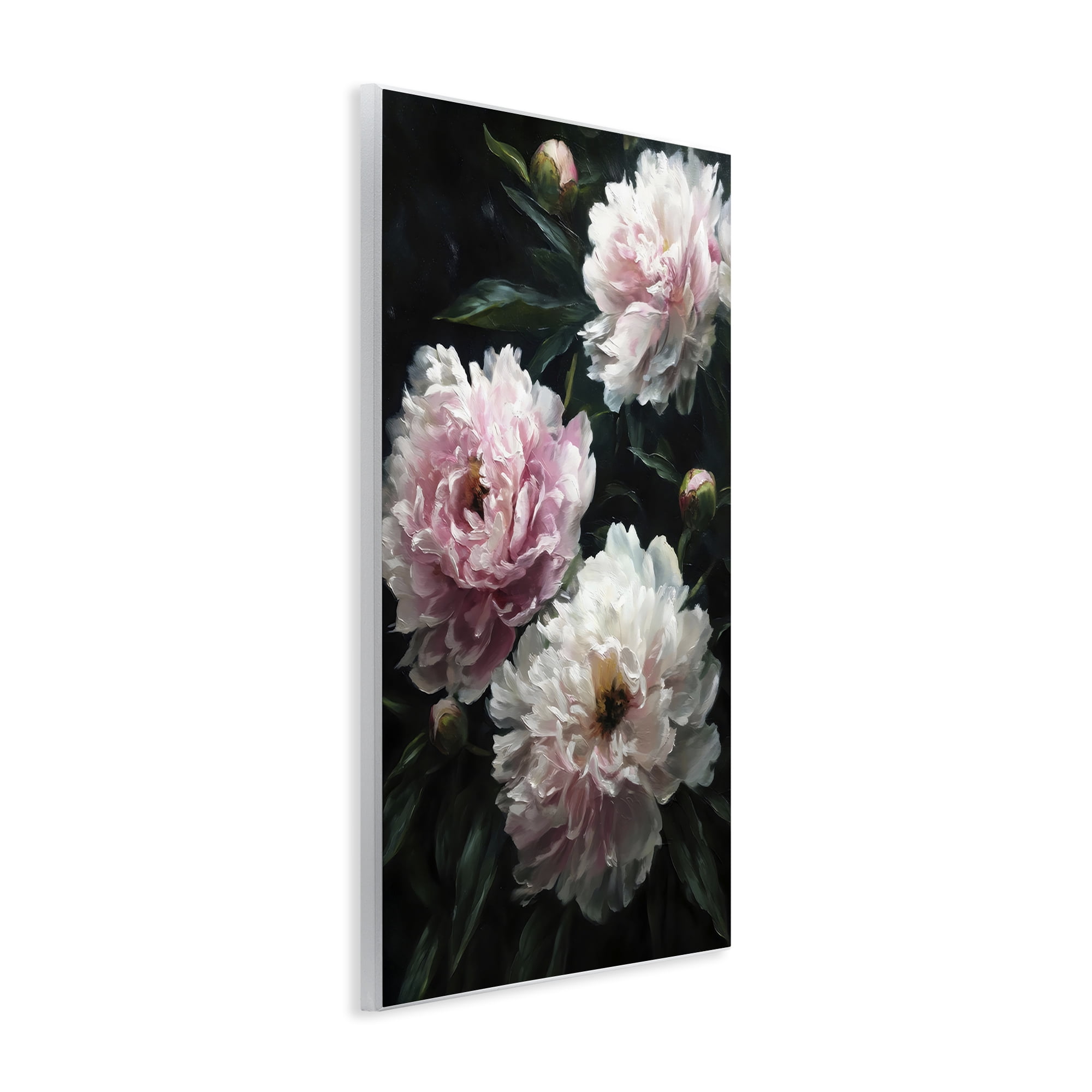 Stupell Industries Soft Pink Peony Garden Wall Plaque Art, design by Petal Prints Design