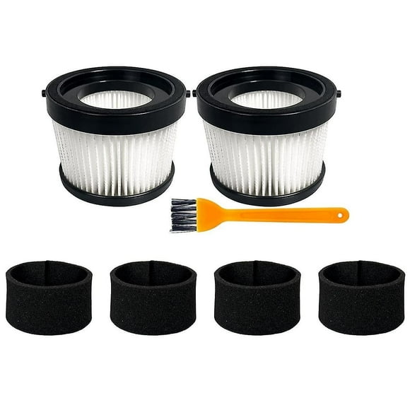 2pcs Dcv5011h Hepa Filter For Dcv501hb Cordless Handheld Vacuum, With 4 Foam Sleeve Filters & 1 Bru