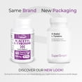 thumbnail image 3 of SuperSmart N-Acetyl L-Tyrosine Supplement 900mg per Day (High Strength) - NALT N-Acetyl L-Tyrosine - Nootropic Amino Acids | Non-GMO & Gluten Free - 60 Vegetarian Capsules, 3 of 9