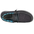 thumbnail image 4 of Hey Dude Mens Charcoal Wally Sox Casual Shoe, 4 of 7