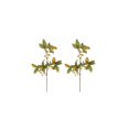 thumbnail image 1 of 29 in. Realistic Faux Loquat Fruit Spray Fall Decor, Cream - Set of 2, 1 of 1
