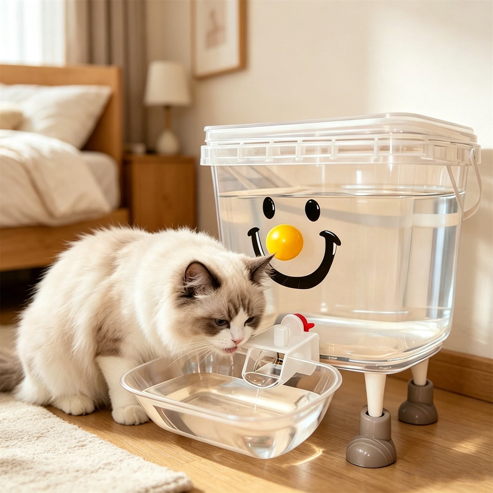 5L Automatic Pet Water Dispenser Food Grade Plastic Circulating Fountain for Dog Cat