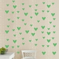 thumbnail image 2 of Fluorescent DIY Heart Shape Wall Stickers Bedroom Living Room Wall Decals - Yellow-green, 2 of 4