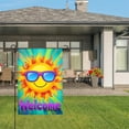thumbnail image 3 of Amhnf Welcome Sun With Sunglasses Garden Flag For Home Outdoor Garden Yard Decor 12x18 inch, 3 of 5