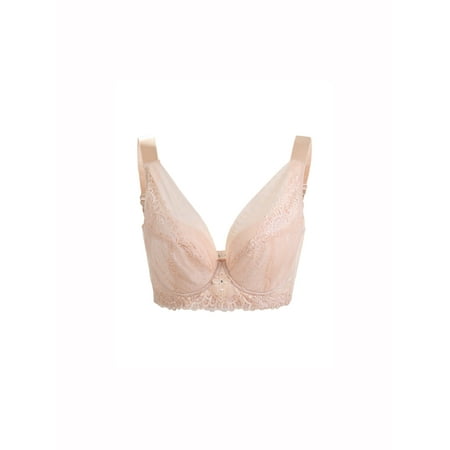 Maine Wide Straps Elasticized Womens Bralette Lace with glider venus