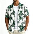 thumbnail image 2 of Betivan Men's Hawaiian Shirt Short Sleeve Tropical Print Casual Button Down Beach Vacation Shirt, 2 of 5