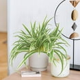thumbnail image 6 of Clearance! Liulin Artificial Ferns, Artificial Boston Fake Fern Plants Bushes Faux Plants Shrubs Greenery UV Resistant for Garden House Office Indoor Outdoor Decor, Fake Outdoor Plants, 24 Inch, 6 of 9