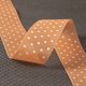 thumbnail image 1 of XmhyTop-A Cintas de gasa con lunares de 10 yardas, 2,5 cm de ancho, ideal para envolver regalos y decorar bodas, color naranja oscuro y blanco., 1 of 5