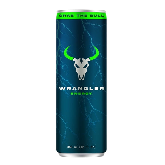 Wrangler Energy Drink, 12 fl. oz. Can, 114mg Caffeine, Taurine & B Vitamins