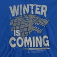 thumbnail image 2 of Game of Thrones Winter Is Coming Unisex Adult Pull-Over Hoodie,Royal, X-Large, 2 of 5