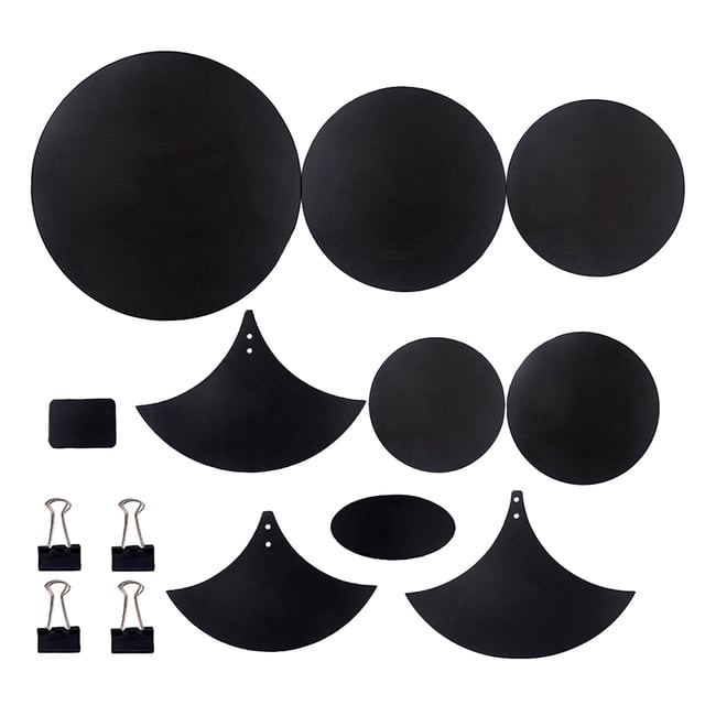 Alfombrilla Para Silenciar Tambor, 14x Almohadilla Para Cabeza De Tambor, Alfombrilla Para Cinturón Para Accesorios De Práctica De Batería Sunnimix Almohadilla de silencio de tambor de 14 piezas