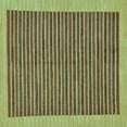 thumbnail image 1 of Ahgly Company Indoor Square Oriental Light Blue Modern Area Rugs, 5' Square, 1 of 4