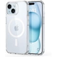 thumbnail image 1 of Magnetic Case for iPhone 15 PLUS, Compatible with MagSafe Wireless Charging, Shockproof Phone Bumper Cover, Anti-Scratch Clearview, 1 of 8
