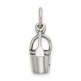 thumbnail image 2 of Auriga Sterling Silver Antiqued Sand Bucket and Shovel Charm for Women L-14mm, W-7mm, 2 of 6