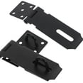 thumbnail image 1 of unbranded 2Ud Cerradura De Gancho Resistente Para Puertas Y Gabinetes Con Compacto Negro, 1 of 8