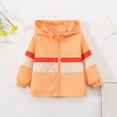 thumbnail image 2 of FINALGANG Girls Kids Casual Outdoor Coat Patchwork Loose Fit Hooded Windbreaker Long Sleeve Zipper Hooded Jacket For Casual Daily Wear Leisure Outerwear, 2 of 8