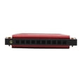 thumbnail image 3 of IRIN G Key 10-Hole Blues Harmonica in Red - Premium Copper Shell, Durable Design, Smooth Play for Beginners & Pros, Compact & Portable, Ideal Gift for Music Enthusiasts, 3 of 7