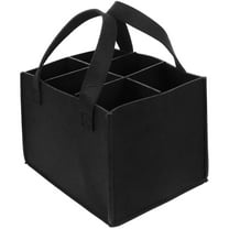 MLINS for Modern Wine Storage Bag Wine Bottle Protector Travel 24X18X15CM Black