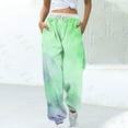 thumbnail image 5 of FNFYFH Joggers for Women Drawstring Waist Tie Dye Athletic Track Pants Closed Bottom Sports Sweatpants with Pockets, 5 of 5