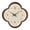 Flower Shape, variant on jifeng Elegant Wall Clock Creative Design Non Ticking for Bedroom Dining Room Hotel Oval