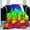 Rainbow Colorful Boxes, variant on Father in Law Gifts, Father in Law Birthday Gifts, Father in Law Gift from Daughter in Law, Father in Law, Father in Law Gifts for Wedding Day Christmas Throw Blanket 60"x50"