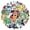 Color5, variant on 100 Pcs Belle Princess Cartoon Stickers Waterproof Vinyl - Decals for Water Bottles, Laptop, Car, Planner | Anime Gift for Fans