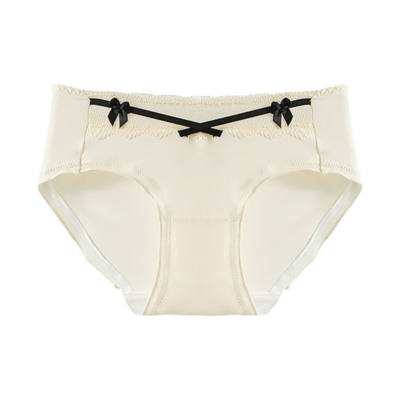 Qulqfy Underwear for Women Cotton Cheeky Breathable Comfort Soft Hipster Panties Underwear for Women L