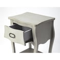 thumbnail image 3 of Butler Specialty Company Rochelle 1 Drawer Wood Nightstand - Gray, 3 of 5