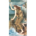thumbnail image 1 of Ceramic Tile Mural-Evelyn De Morgan Women Painting 78. 24" w x 48" h using (18) 8 x 8 ceramic tiles, 1 of 3