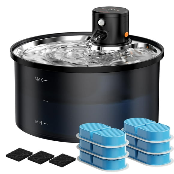 Fuente de agua inalámbrica Cat VKIMISS con filtro de 3,2 litros