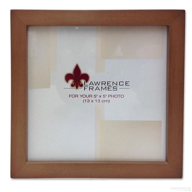Lawrence Frames 766055 5 x 5 Nutmeg Wood Frame