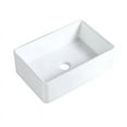 thumbnail image 6 of Altair Ancona Glossy White Ceramic Rectangular 30" L x19.7" W Vessel Bathroom Sink, 6 of 10