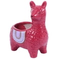 thumbnail image 2 of EeaseCA Cartoon Ceramic Plant Pot Succulent Plant Container Creative Alpaca Flower Pot, 2 of 8