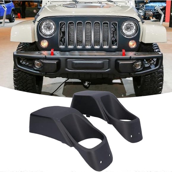 68231963Aa-Fog Light Lamp Bezel Cover Side Fog Lamp Hole Cover Pair Fog Lamp Cover Right and Left 68231962AA 68231963AA Replacement for Wrangler 2013