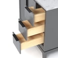 thumbnail image 6 of Water Creation Elizabeth 36" Wood Single Bathroom Vanity in Gray and Bronze, 6 of 7