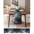 thumbnail image 3 of Spring Summer Floral Table Runner 70 Inches, Farmhouse Green Forest Botanical Bed Runner Dresser Scarves Tabletop for Indoor Outdoor Parties/Ceremony/Banquet, 13" x 70", 3 of 8