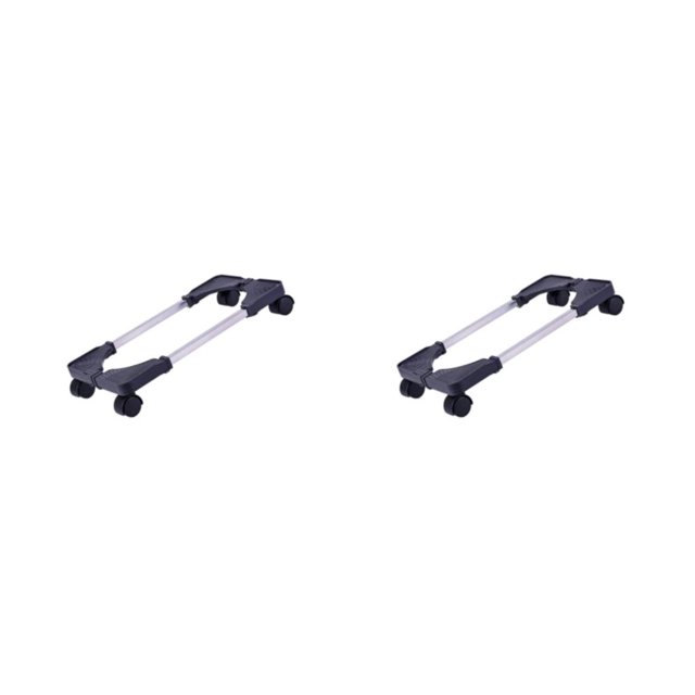 sweethay Nueva PC Desktop Case Stand Holder Computer Tower Ruedas giratorias Negro 54x34x7cm 2Conjunto
