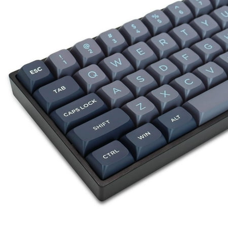 HyperX Keyboard Keycaps 184 Keys,PBT XVX Profile Keycaps for Gaming Keyboard Cherry Gateron MX Switches Mechanical Keyboard Replacement (Black Blue)