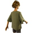 thumbnail image 2 of Paw Drazzel Boutique Women's Casualwear, Full Shoulder, 3/4 Sleeve, Size 12 Blouse, 2 of 5