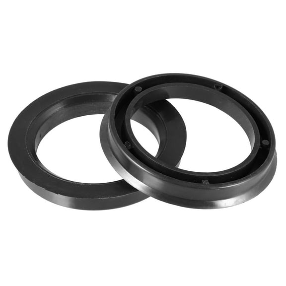 Plastic 73.1mm to 54.1mm Car Hub Centric Rings Wheel Bore Center Spacer 2pcs