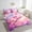 Pink, variant on 7 Pieces Cute Axolotl Comforter Twin,Sakura Tree Cherry Blossom Romantic Bedding Set,Cartoon Salamander Milky Tea Pink Chic（Comforter Fitted Flat Sheet 2 Pillowcases 2 Throw Pillow Covers）