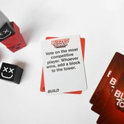 Buzzed Tower, Stack-and-Sip Adult Drinking Game for Game Night Parties, Tailgates, and Bachelor Parties by What Do You Meme?