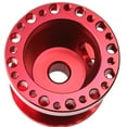 thumbnail image 2 of DNA Motoring HUB-ALU-N6-RD Aluminum Steering Wheel 6-Hole Hub Adaptor Kit (Red) - 200ZX / 240SX / 300ZX / Sentra / Maxima Fits select: 1993-2011 NISSAN ALTIMA, 1989-1998 NISSAN MAXIMA, 2 of 4