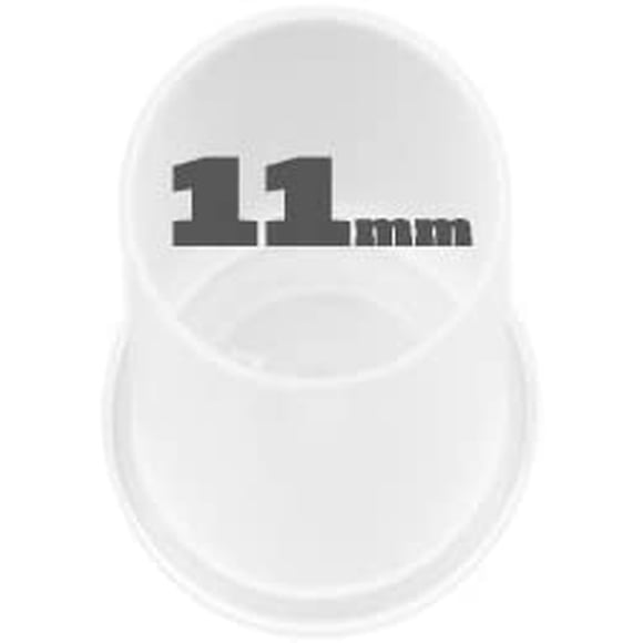 Flat Base Tattoo Ink Cups 11mm Diameter x 10mm Height - Pack of 1000pcs
