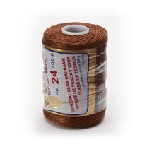 Espiga No.24-100% Nylon Omega String Cord for Knitting and Crochet - 82 Brown