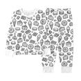thumbnail image 6 of Bainana Unisex Christmas Diy Pajamas For Kids Cartoon Print Long Sleeve T-Shirt Pants Nightwear Boys And Girls Comfort Fit Outfit Set, Size 2-3 Years, 6 of 7