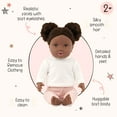 thumbnail image 5 of LullaBaby 14-inch Baby Doll Curly Dark-Brown Hair, Brown Eyes, 5 of 13